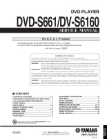 Yamaha DVDS-6160 - Service Manual 